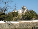 世界遺産・特別史跡・三国堀から見る姫路城の天守閣