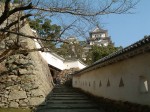世界遺産・特別史跡・姫路城・時代劇によく登場するはの門南方土塀