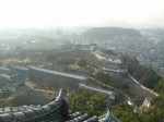 世界遺産・特別史跡・姫路城・天守閣から見た西の丸