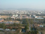 世界遺産・特別史跡・姫路城・北側に広がる新市街