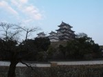 世界遺産・特別史跡・姫路城・山の上にそびえる天守閣