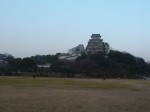 世界遺産・特別史跡・薄暗くなた姫路城