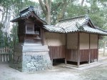 特別史跡・讃岐国分寺・土塀の拝殿と木塀の本殿