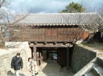 松山・松山城・本丸から見る太鼓門