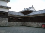 松山・松山城・左から小天守・南隅櫓・十間廊下