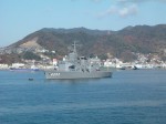 松山港・呉港・広島港・訓練支援艦くろべ
