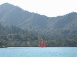 広島・海上から眺める厳島神社