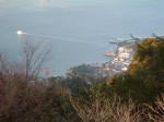 世界遺産・宮島・弥山・山頂から見る厳島神社と市街地