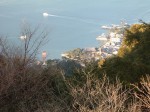 世界遺産・宮島・弥山・山頂から見た宮島港