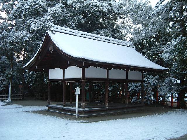 世界遺産・京都・賀茂別雷神社(上賀茂神社)楽屋の写真の写真