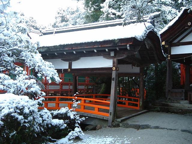 世界遺産・京都・賀茂別雷神社(上賀茂神社)片岡橋の写真の写真