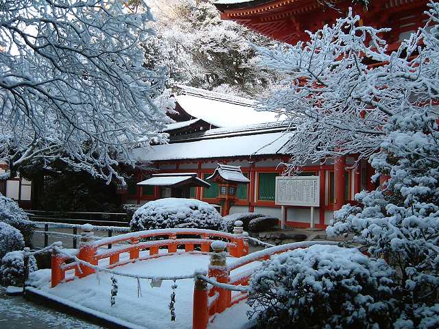 世界遺産・京都・賀茂別雷神社(上賀茂神社)廻廊１の写真の写真