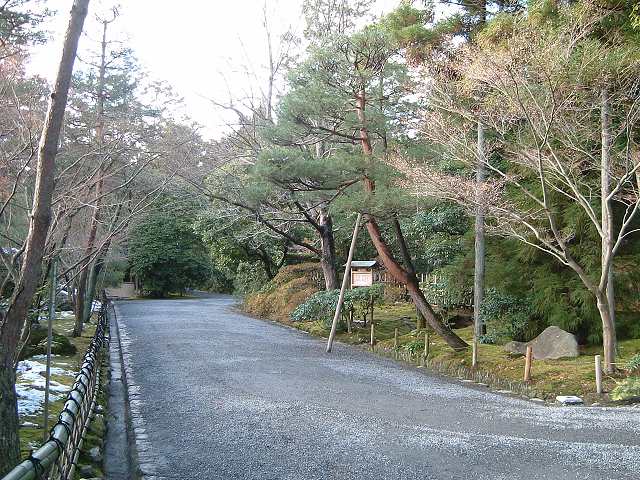 世界遺産・史跡・名勝・竜安寺（龍安寺）・庭園・方丈への道の写真の写真
