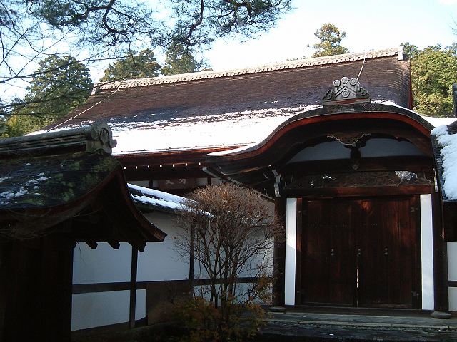 世界遺産・史跡・竜安寺（龍安寺）・勅使門と方丈の写真の写真