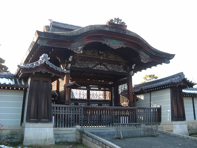 世界遺産・京都・仁和寺本坊表門の写真の写真