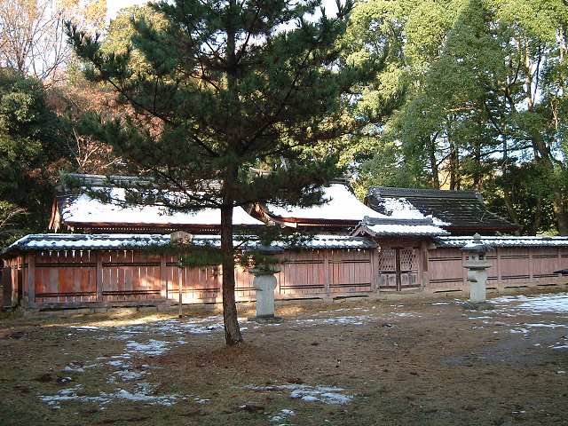 世界遺産・京都・仁和寺九所明神本殿１の写真の写真