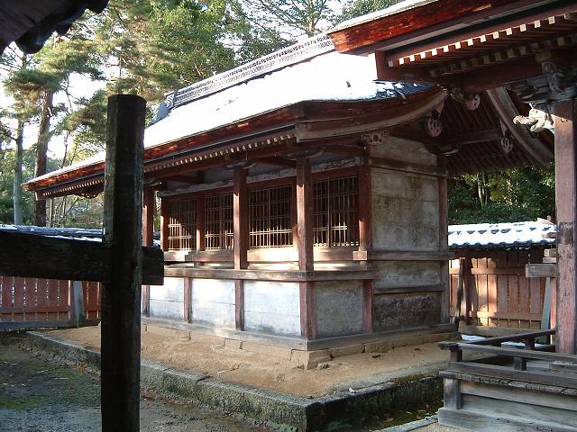 世界遺産・京都・仁和寺九所明神本殿３の写真の写真
