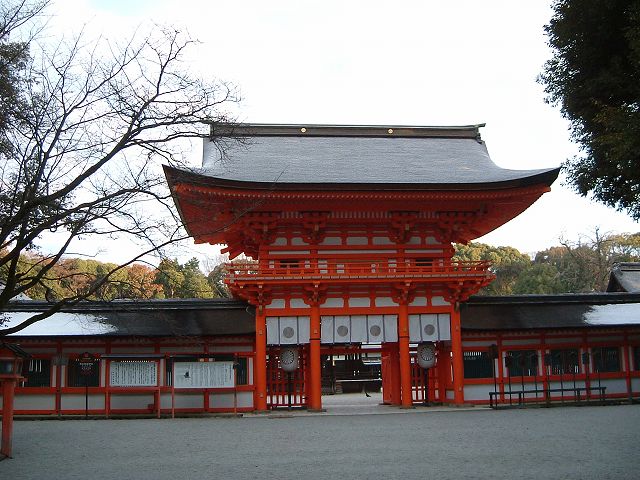 世界遺産・京都・賀茂御祖神社（下鴨神社）楼門の写真の写真