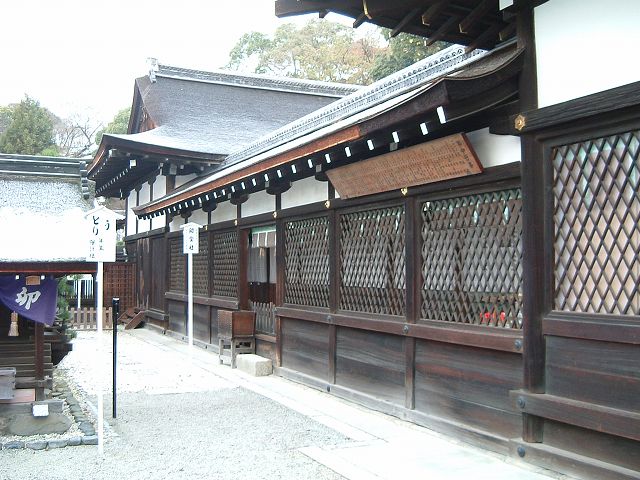 世界遺産・京都・賀茂御祖神社（下鴨神社）東西廊１の写真の写真