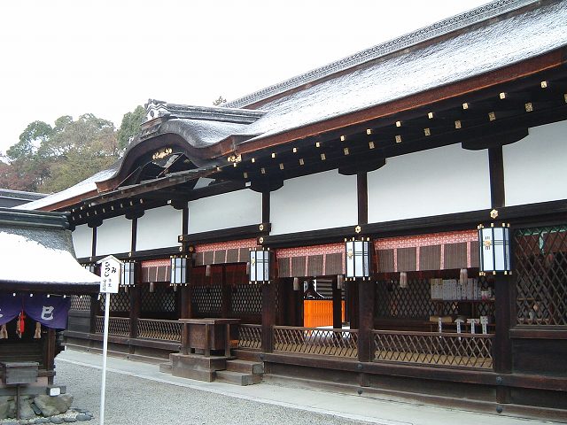 世界遺産・京都・賀茂御祖神社（下鴨神社）幣殿の写真の写真
