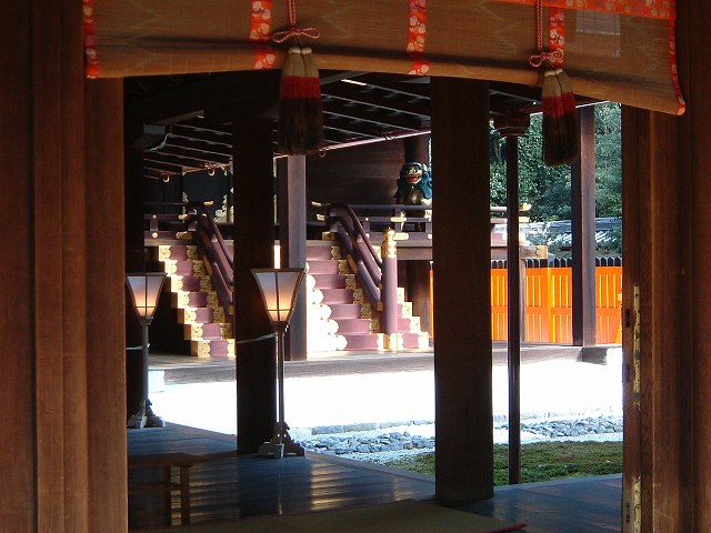 世界遺産・京都・国宝・賀茂御祖神社（下鴨神社）東本殿の写真の写真
