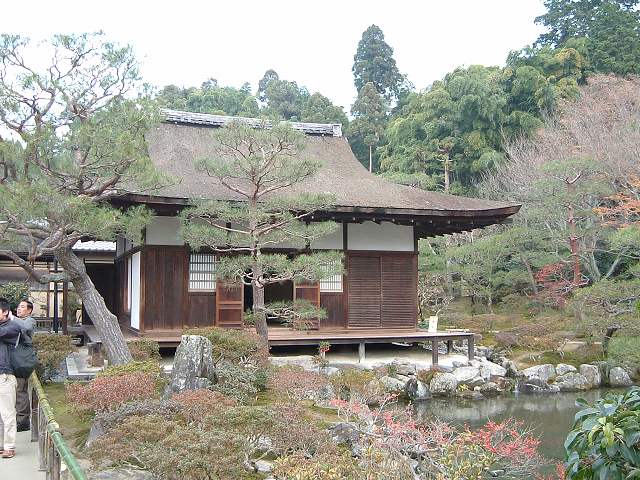 世界遺産・京都・国宝・慈照寺（銀閣寺）東求堂の写真の写真