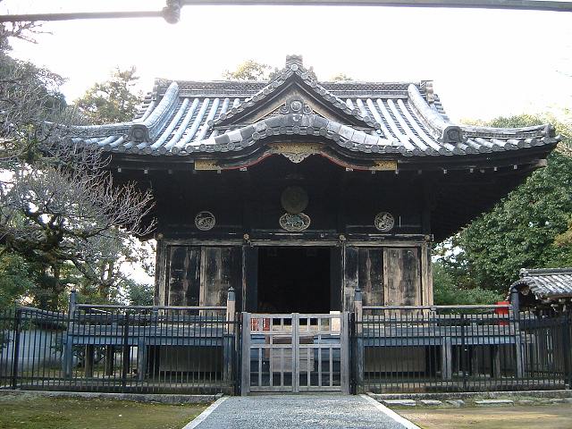 京都・金地院東照宮・正面から見る拝殿の写真の写真