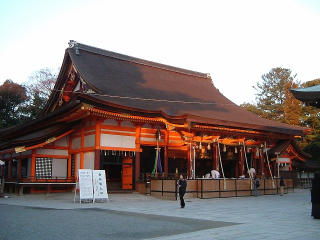 重要文化財・八坂神社本殿の写真の写真