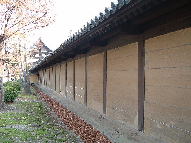 京都・三十三間堂・築地塀の写真の写真