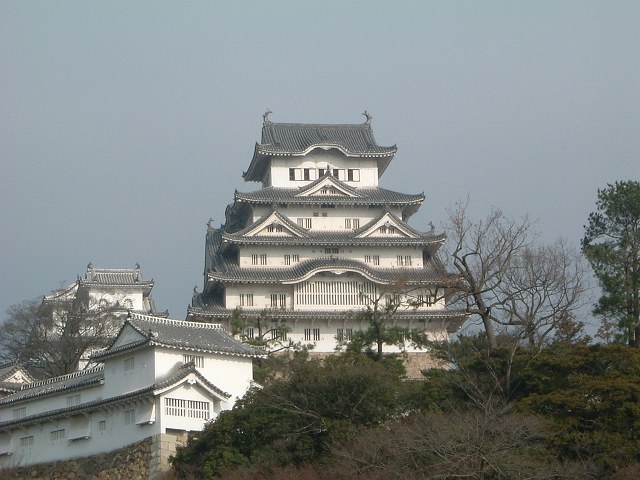 世界遺産・特別史跡・姫路城・チの櫓と天守閣の写真の写真