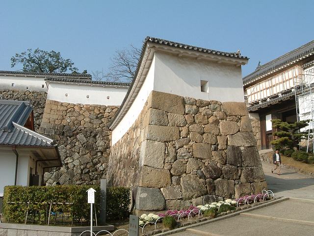 世界遺産・特別史跡・姫路城菱の門南方土塀の写真の写真