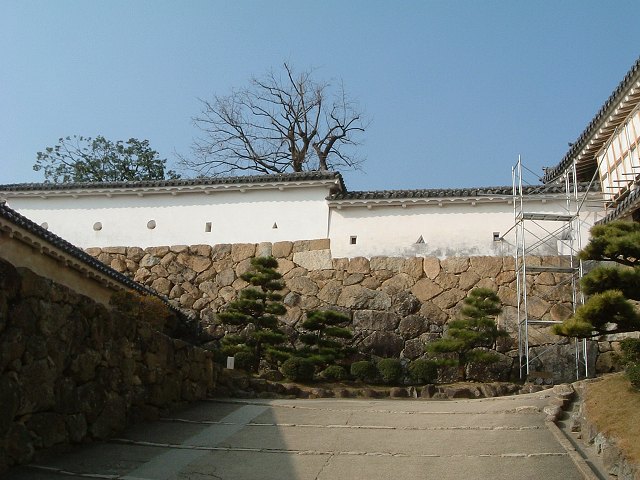 世界遺産・特別史跡・姫路城菱の門西方土塀の写真の写真