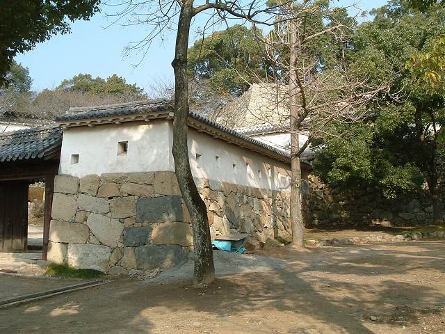 世界遺産・特別史跡・姫路城ろの門東方土塀の写真の写真