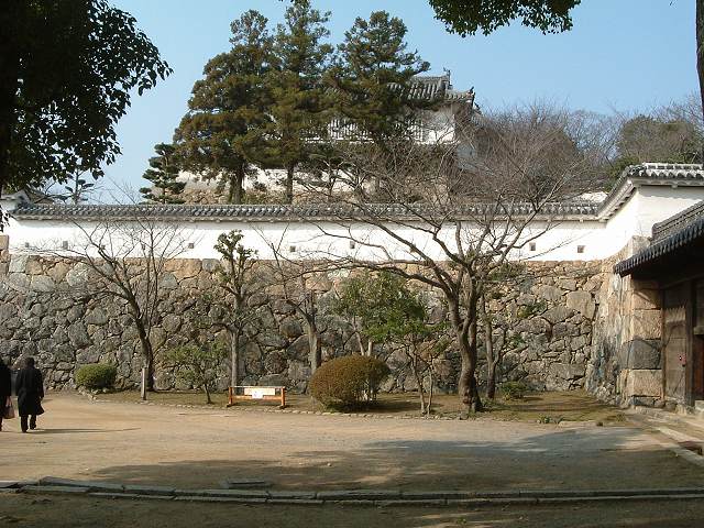 世界遺産・特別史跡・姫路城ろの門西南方土塀の写真の写真