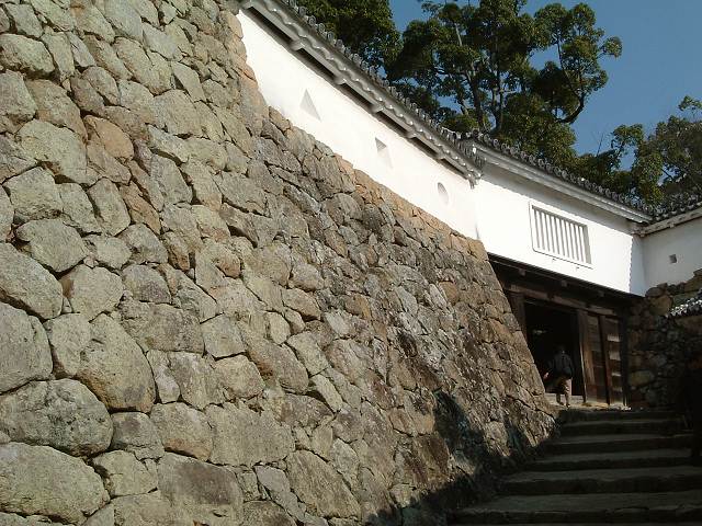 世界遺産・特別史跡・姫路城はの門西方土塀の写真の写真