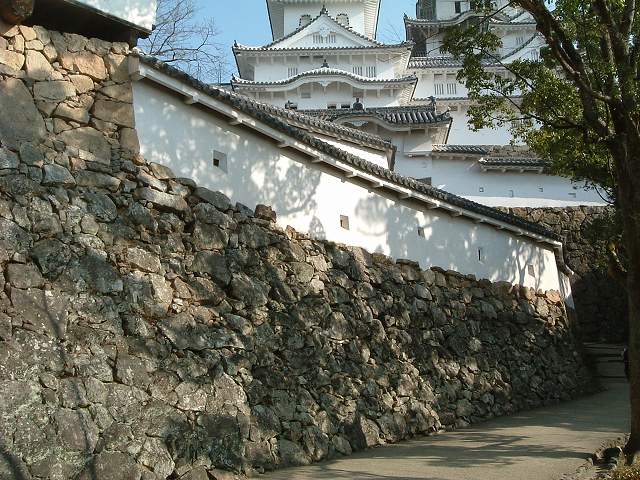 世界遺産・特別史跡・姫路城にの門東方下土塀の写真の写真