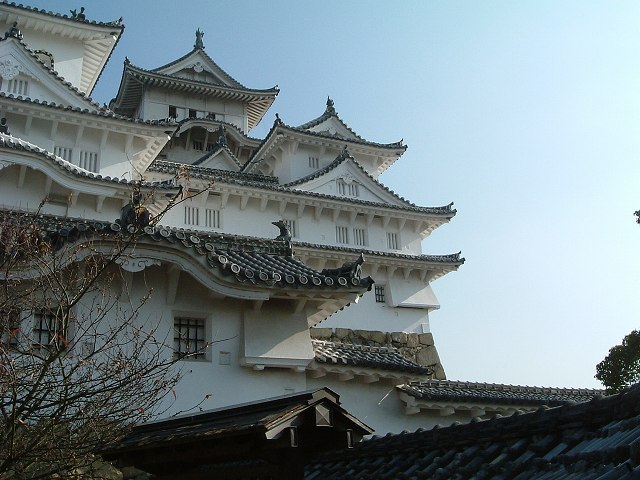 世界遺産・特別史跡・姫路城・ニの櫓からみる天守閣の写真の写真