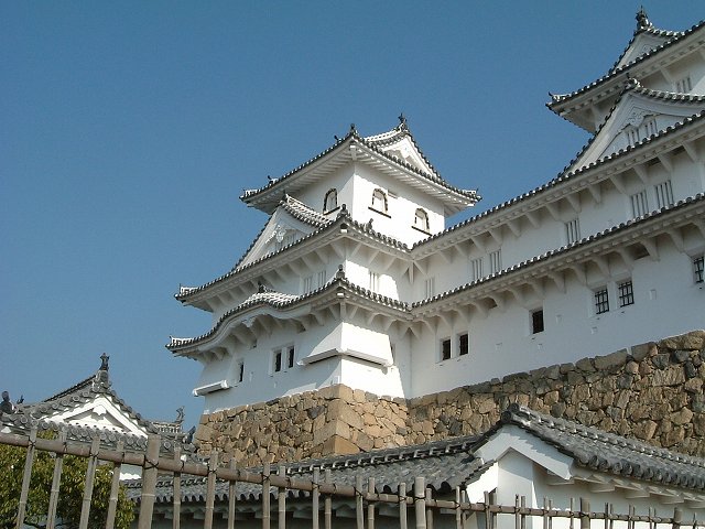 世界遺産・特別史跡・姫路城・西小天守を斜めから撮影の写真の写真