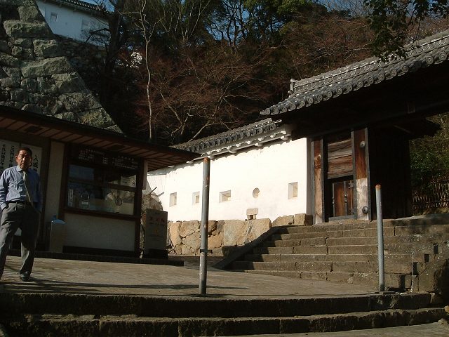 世界遺産・特別史跡・姫路城との四門西方土塀の写真の写真
