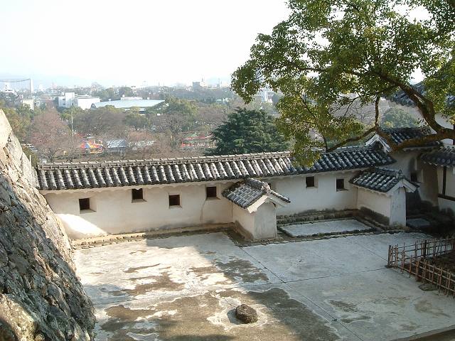 世界遺産・特別史跡・姫路城帯郭櫓北方土塀の写真の写真