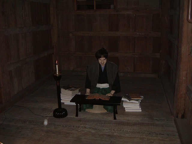世界遺産・特別史跡・姫路城・天守閣の中に人形が展示の写真の写真