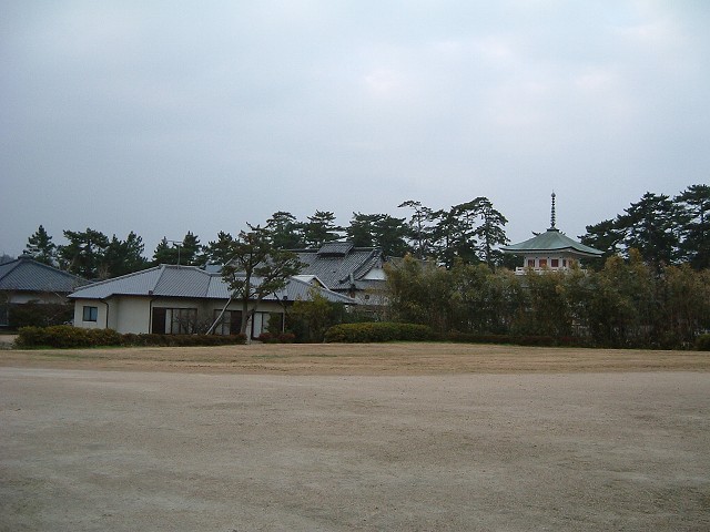 特別史跡・讃岐国分寺・現在の国分寺境内方向の写真の写真