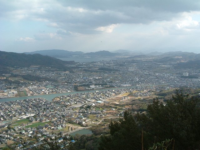 屋島・屋島山・屋島より志度方向を見るの写真の写真