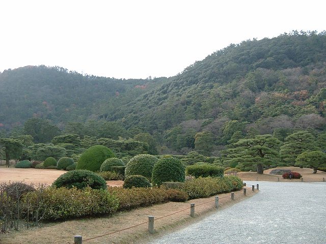 高松・特別名勝・江戸時代は松平家の下屋敷だった栗林公園・庭園の写真の写真