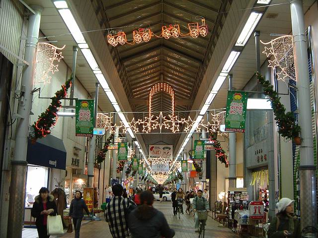 おしゃれな高松商店街の写真の写真