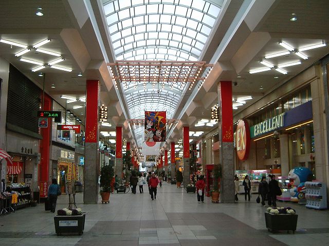 松山市駅前・アーケードの写真の写真