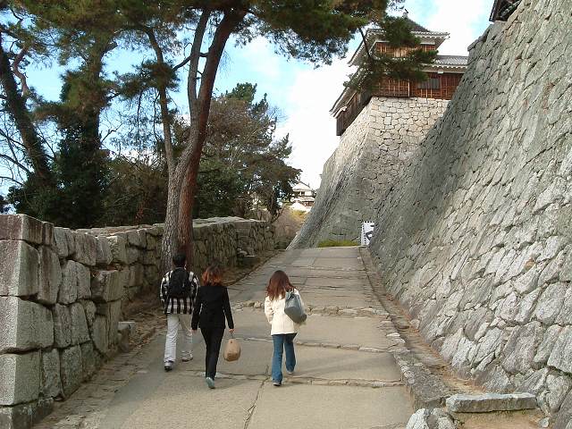 松山・松山城・大手門跡付近の写真の写真