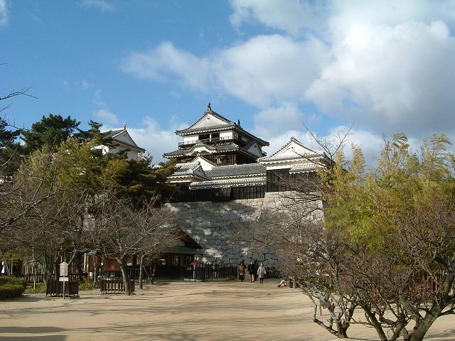 松山・松山城・本丸と天守閣の写真の写真