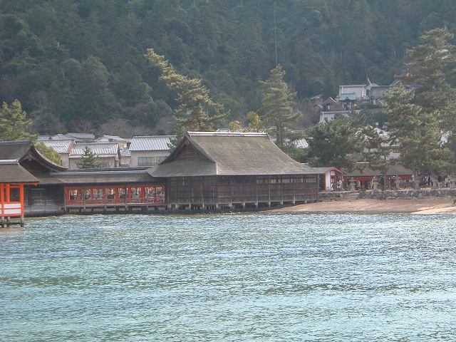 世界遺産・宮島・厳島神社・橋掛と能楽屋の写真の写真