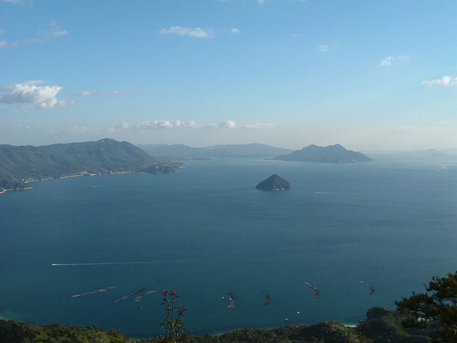 世界遺産・宮島・弥山・山頂から見る南東方向の写真の写真